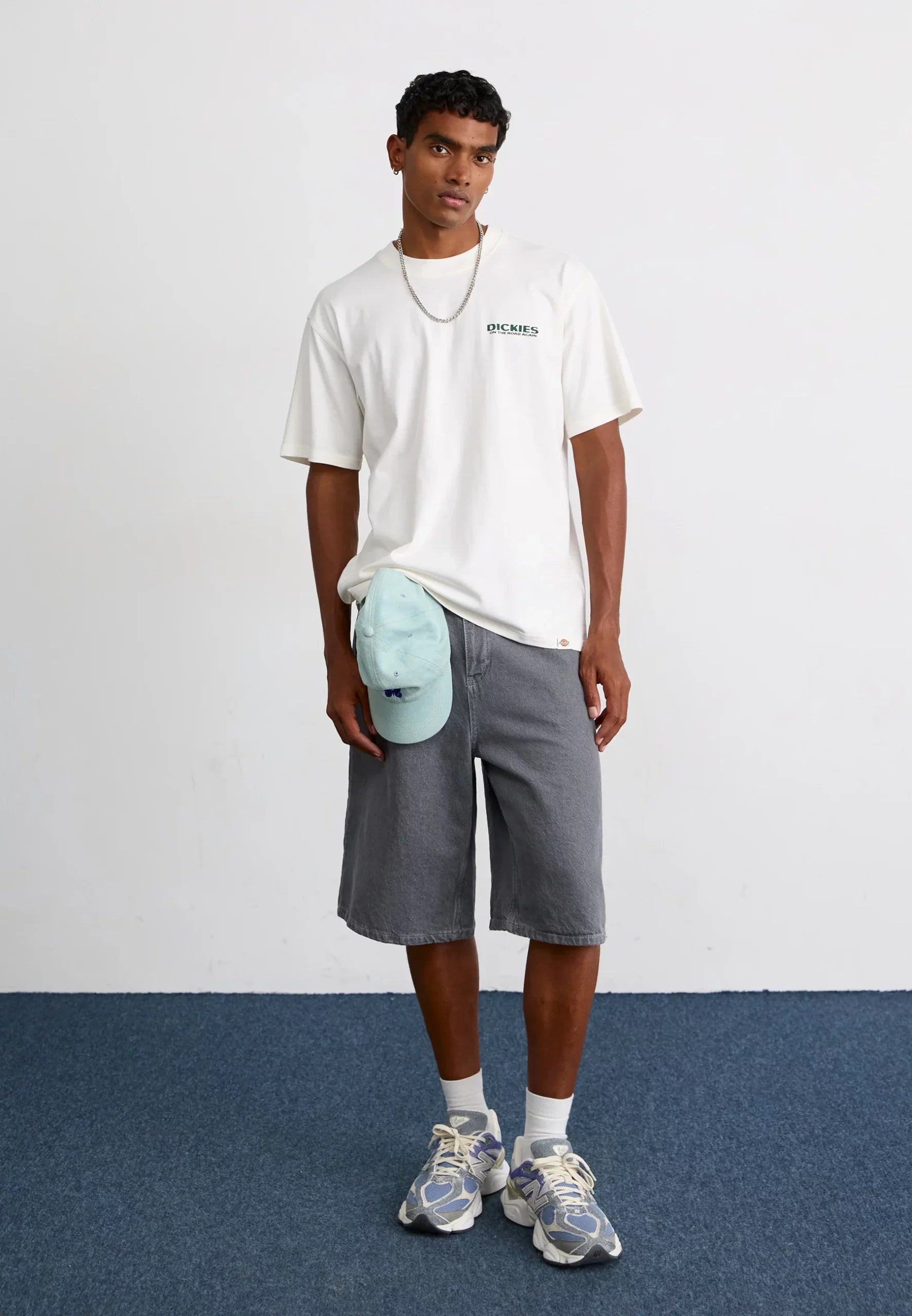 DICKIES BURNS CAMISETA BLANCO ROTO
