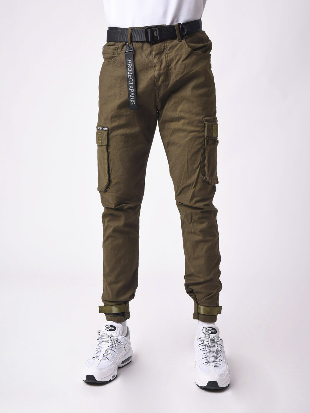 PROJECT X PARIS PANTALÓN CARGO CON AJUSTE INFERIOR KHAKI