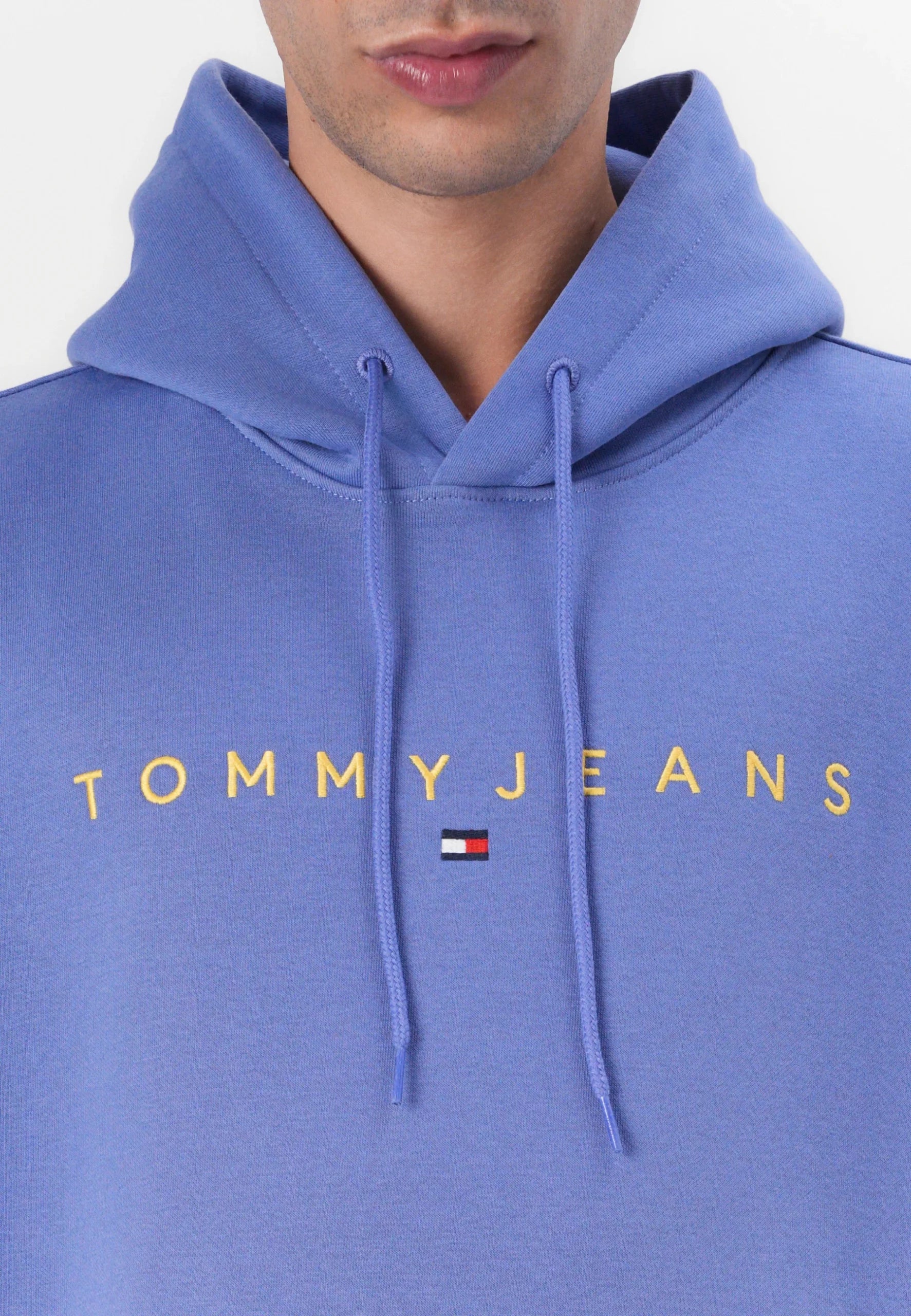 TOMMY JEANS LOGO BORDADO SUDADERA REGULAR FIT AZUL