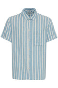 SOLID LINO SDFRIED SHIRT HERITAGE BLUE
