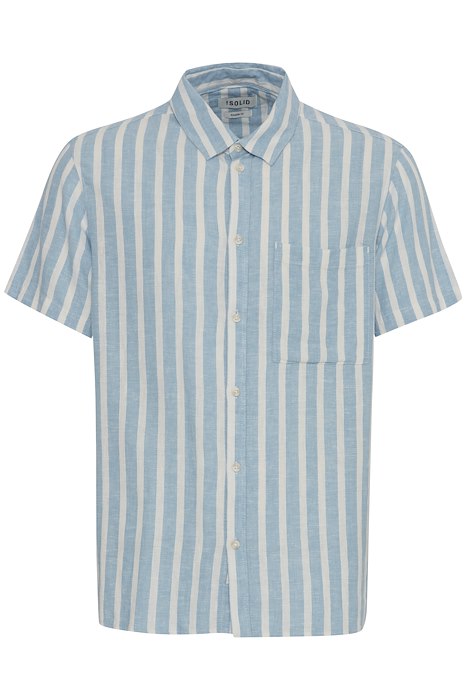 SOLID LINO SDFRIED SHIRT HERITAGE BLUE