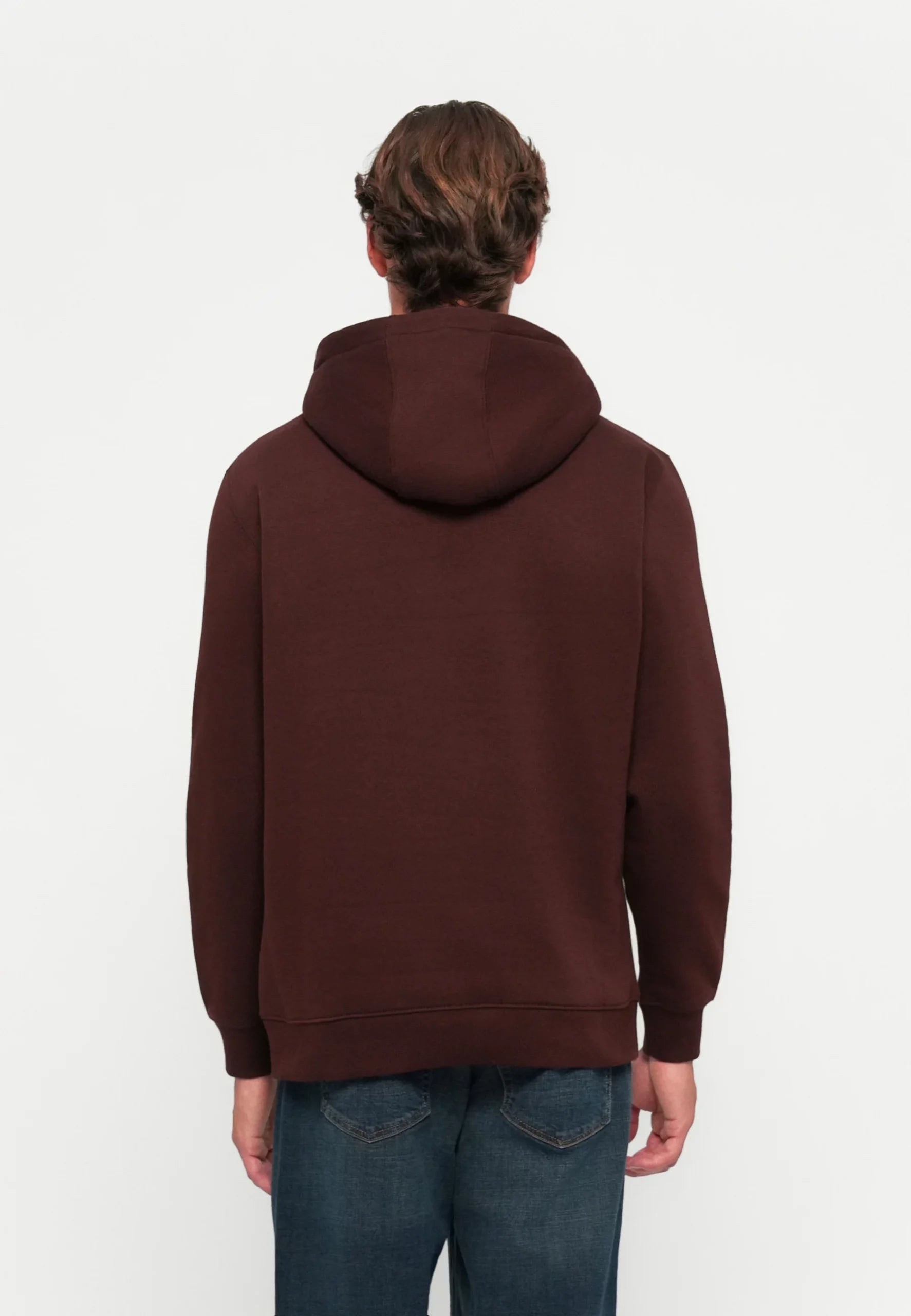 TOMMY JEANS SUDADERA REGULAR FIT MARRÓN OSCURO