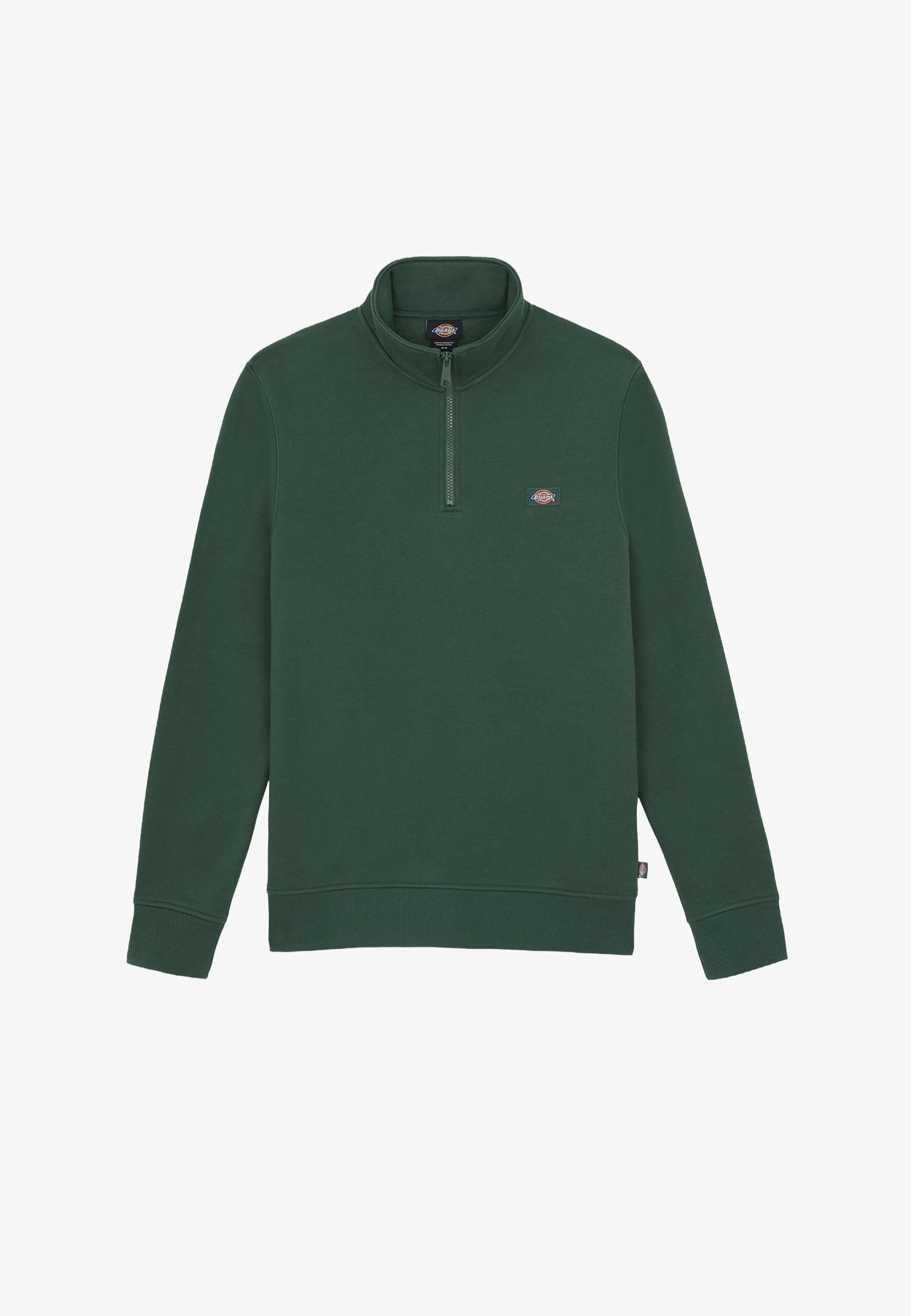 DICKIES OAKPORT SUDADERA MEDIA CREMALLERA VERDE
