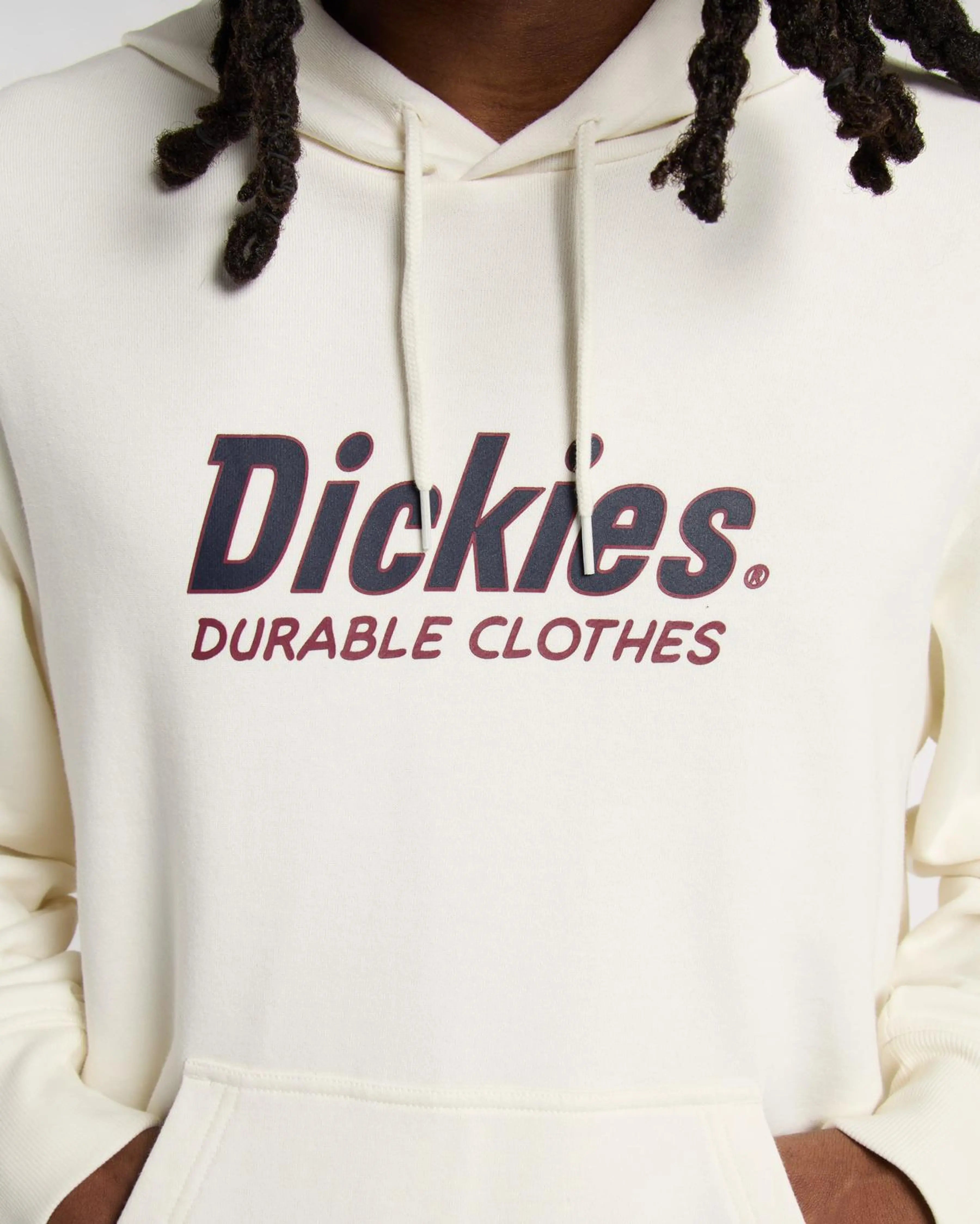 DICKIES WILLISTON SUDADERA CON CAPUCHA BLANCO ROTO