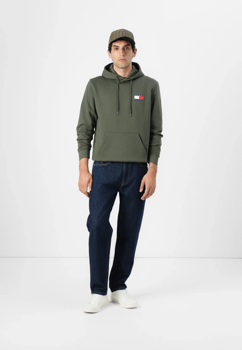 TOMMY JEANS SUDADERA REGULAR FIT VERDE
