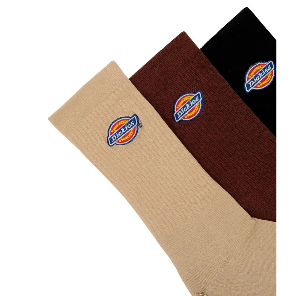 DICKIES PACK 3 CALCETINES MARRÓN
