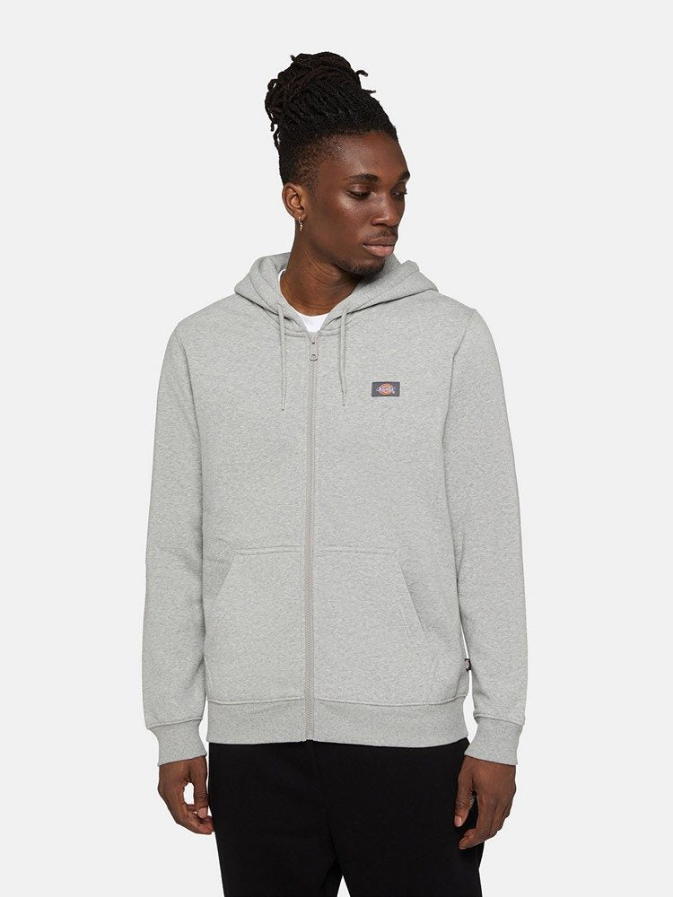 DICKIES OAKPORT SUDADERA CON CAPUCHA Y CREMALLERA GRIS
