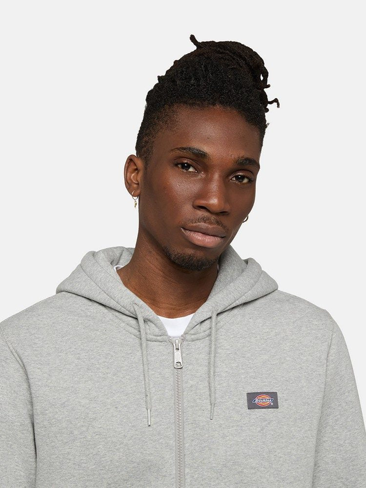 DICKIES OAKPORT SUDADERA CON CAPUCHA Y CREMALLERA GRIS