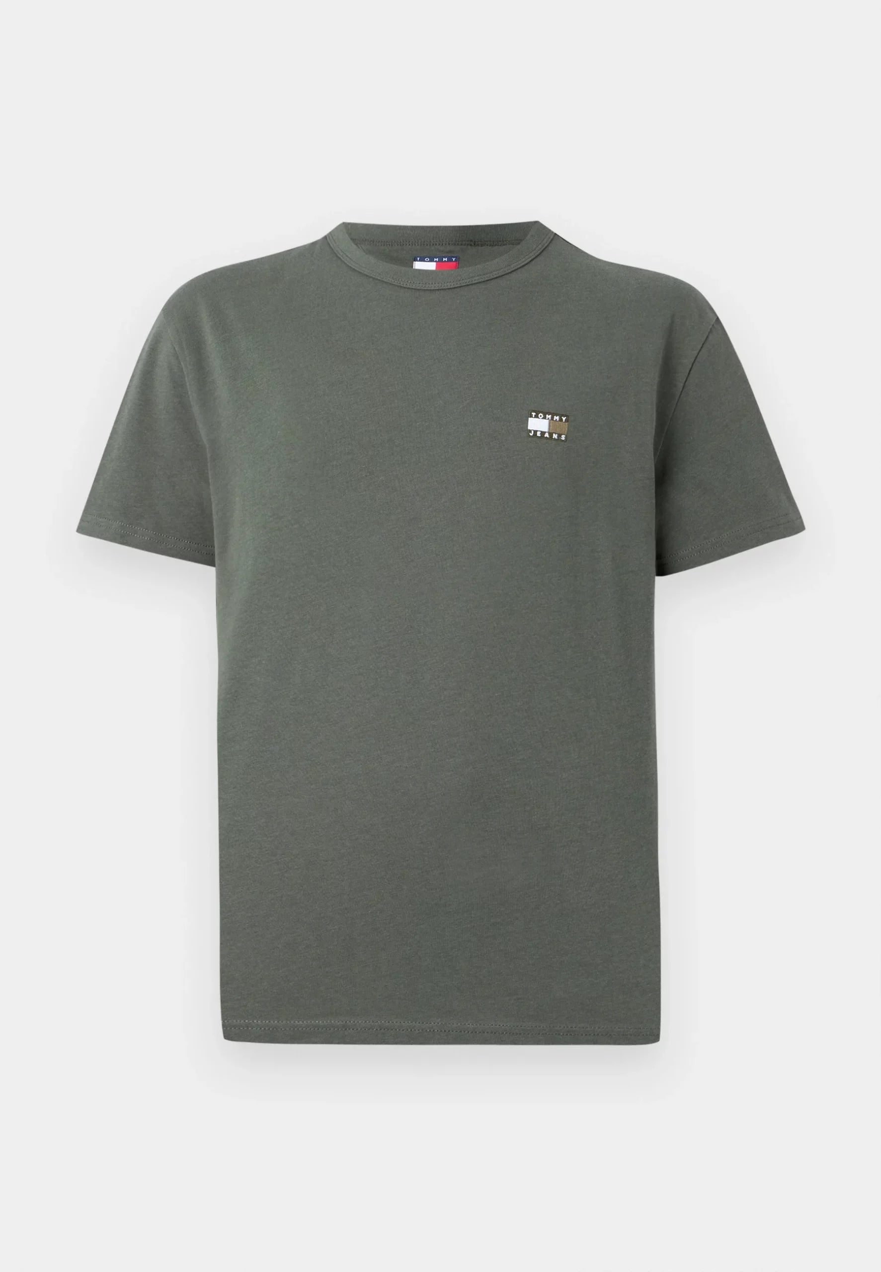 TOMMY JEANS CAMISETA REGULAR FIT VERDE OLIVA