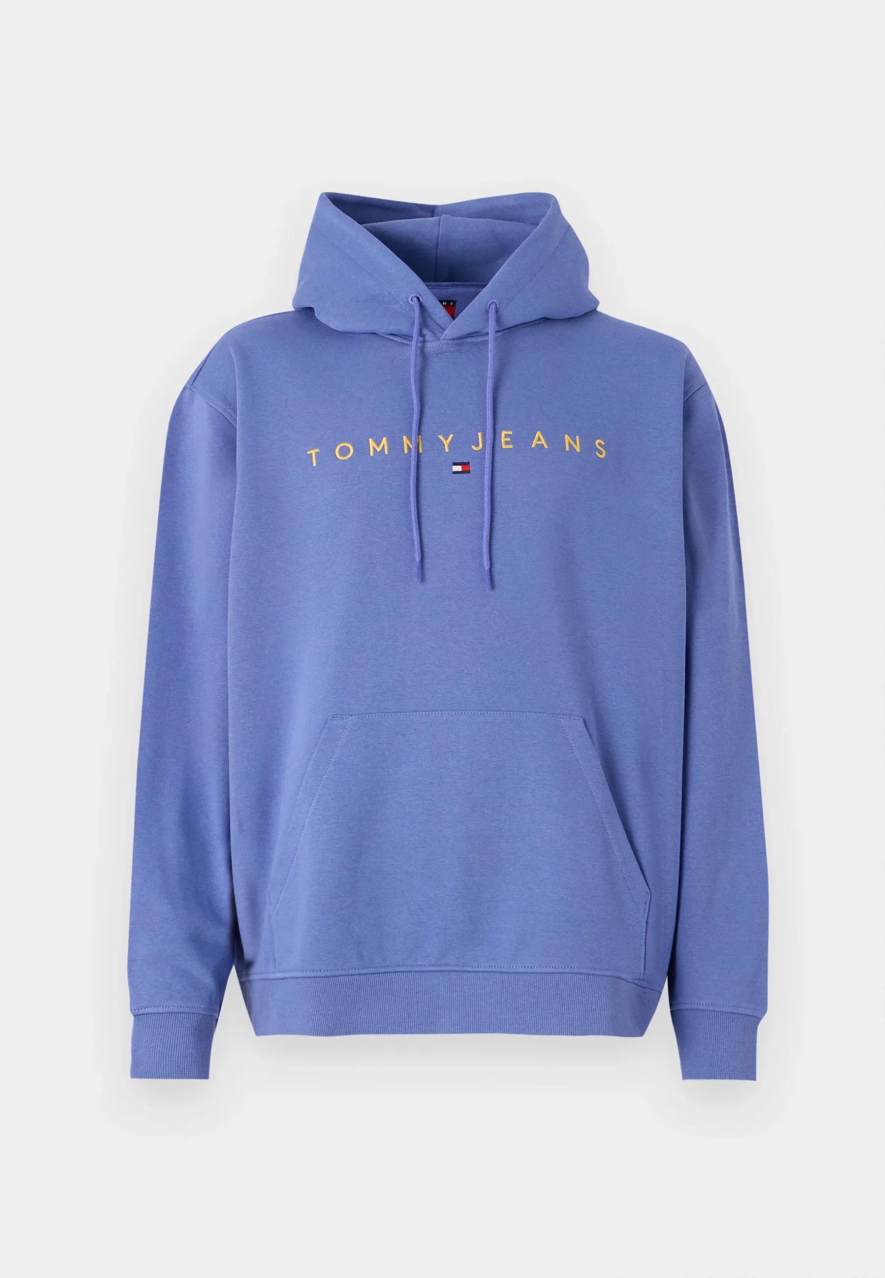 TOMMY JEANS SUDADERA REGULAR FIT AZUL LOGO BORDADO DORADO