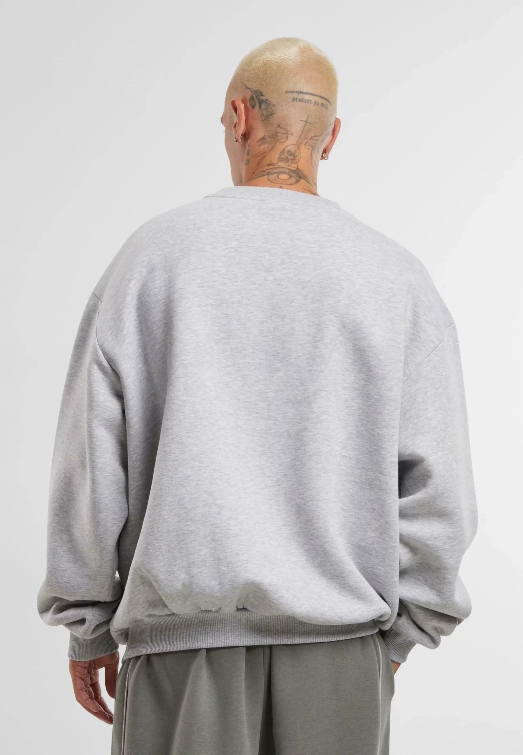 KARL KANI INSIDE OUT CREW SUDADERA SIN CAPUCHA REGULAR FIT GRIS