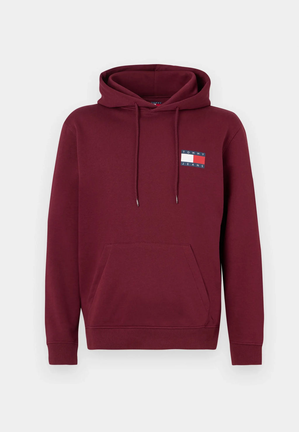 TOMMY JEANS SUDADERA SIN CAPUCHA REGULAR FIT BURDEOS