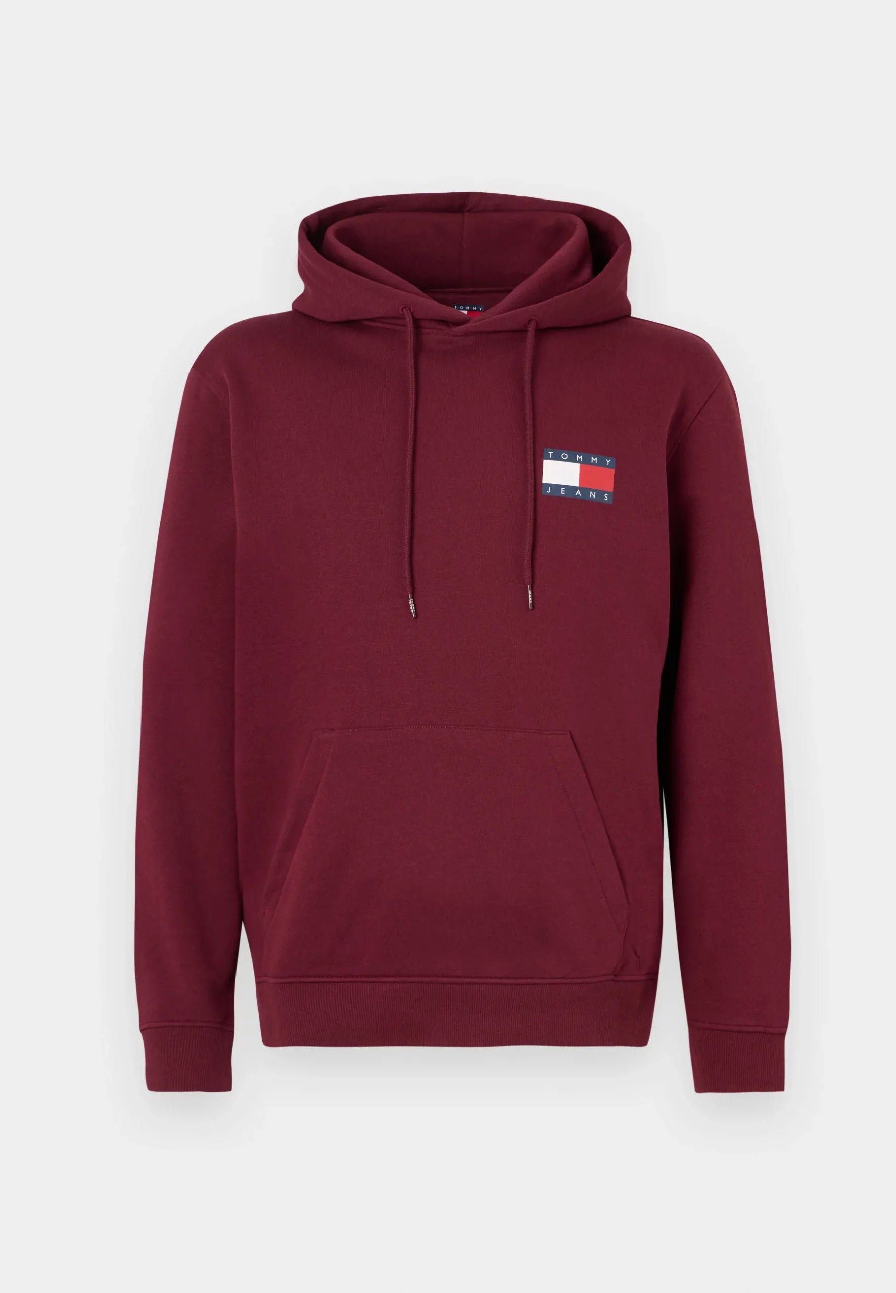 TOMMY JEANS SUDADERA SIN CAPUCHA REGULAR FIT BURDEOS