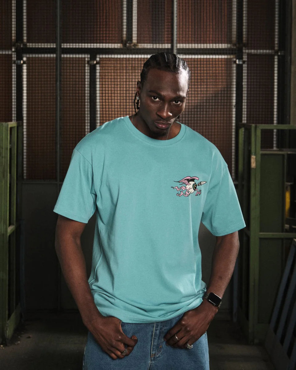 GRIMEY PEACE WITHIN THE WATCHING EYEZ CAMISETA REGULAR FIT AZUL