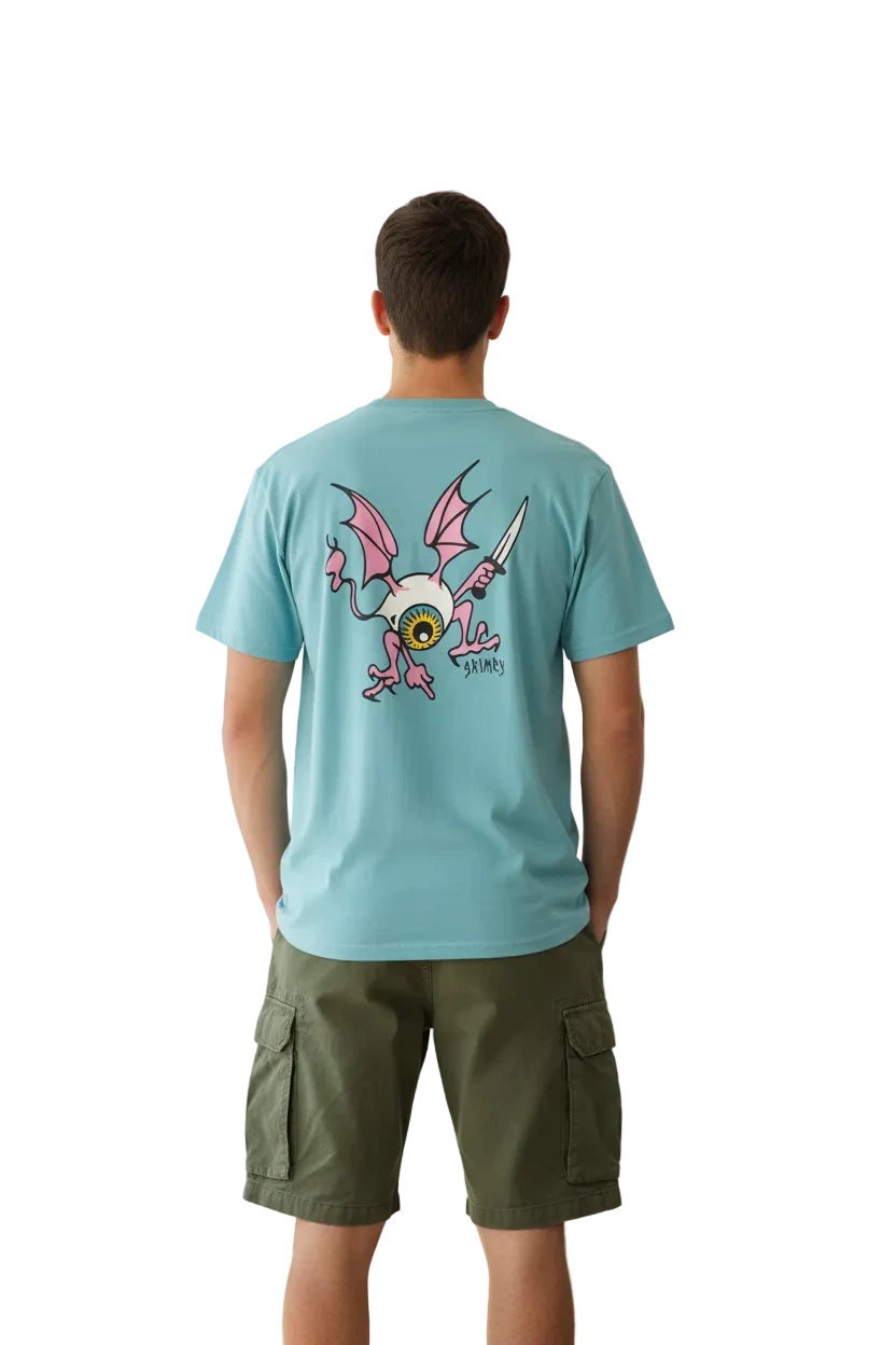 GRIMEY PEACE WITHIN THE WATCHING EYEZ CAMISETA REGULAR FIT AZUL