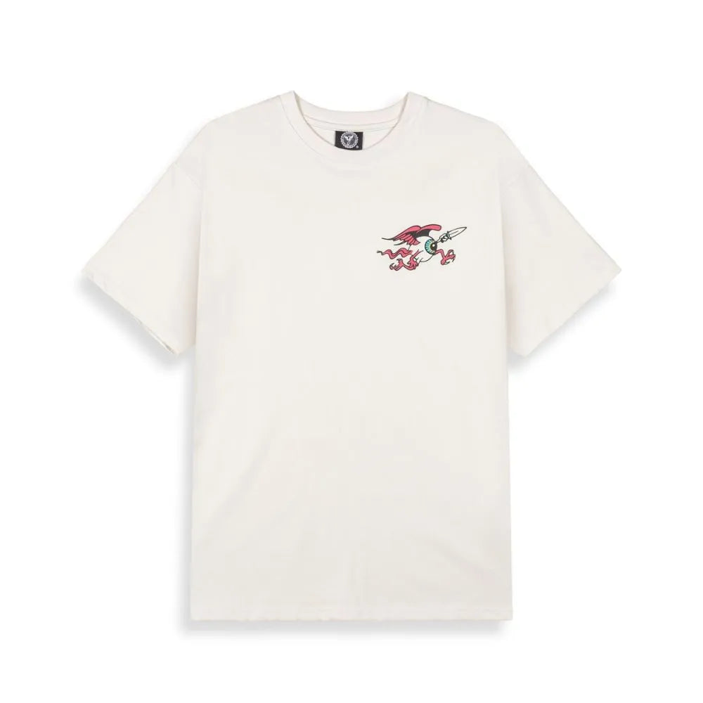 GRIMEY PEACE WITHIN THE WATCHING EYEZ CAMISETA REGULAR FIT BLANCO ROTO