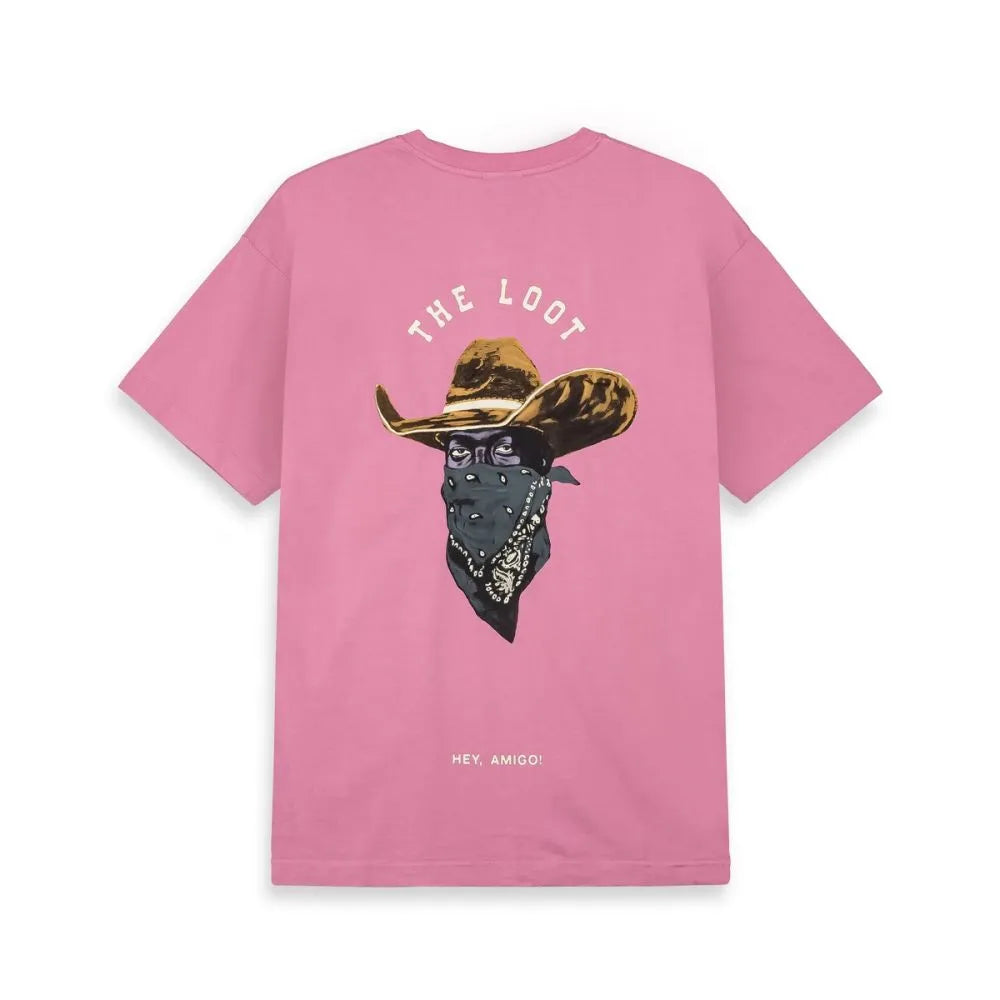 GRIMEY LONE HAND CAMISETA  REGULAR FIT ROSA