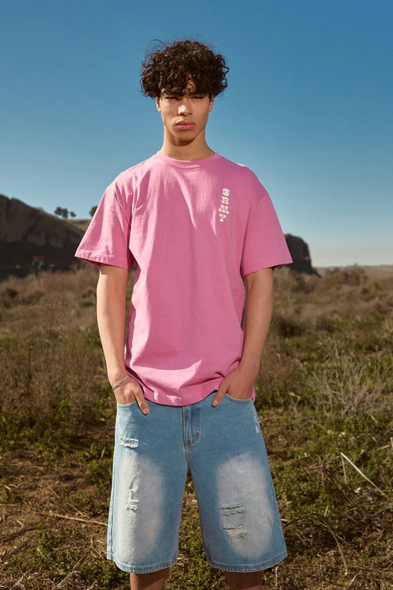 GRIMEY LONE HAND CAMISETA  REGULAR FIT ROSA