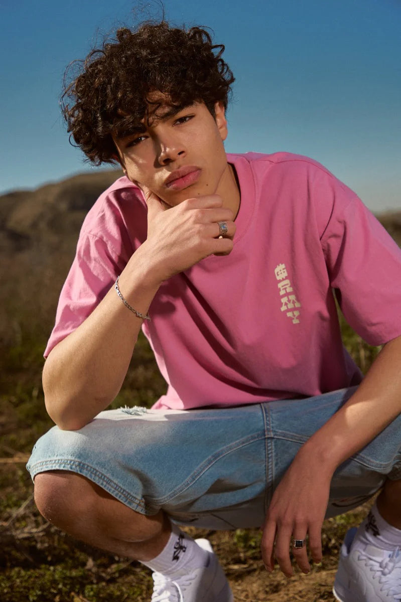 GRIMEY LONE HAND CAMISETA  REGULAR FIT ROSA