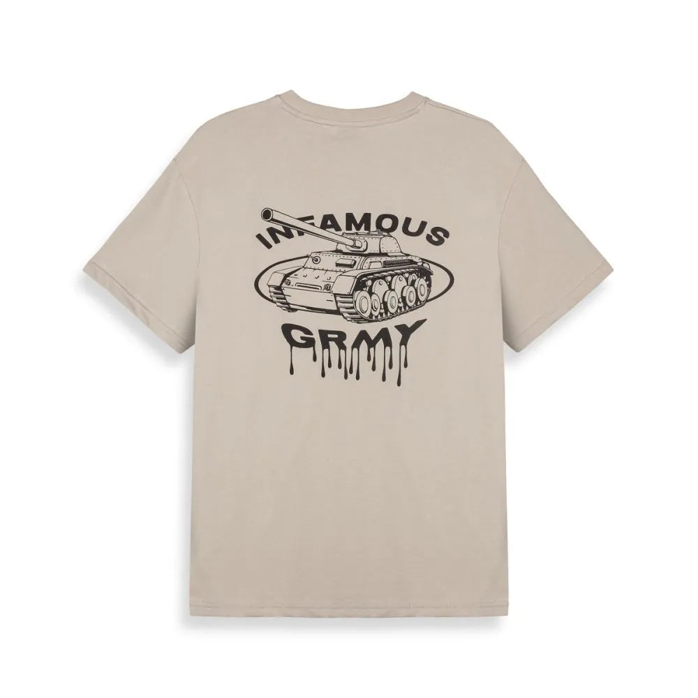 GRIMEY THE THINK TANK CAMISETA REGULAR FIT GRIS CLARO