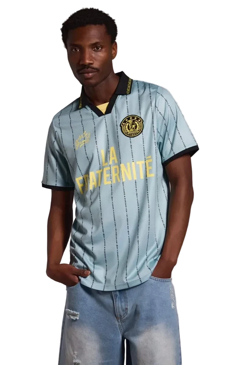 GRIMEY LA FRATERNITE BRULER PILLER CAMISETA FÚTBOL AZUL