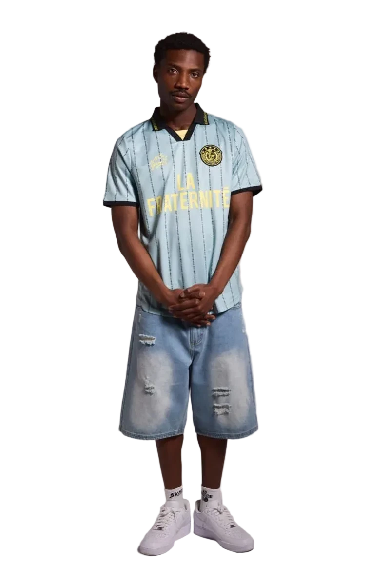 GRIMEY LA FRATERNITE BRULER PILLER CAMISETA FÚTBOL AZUL