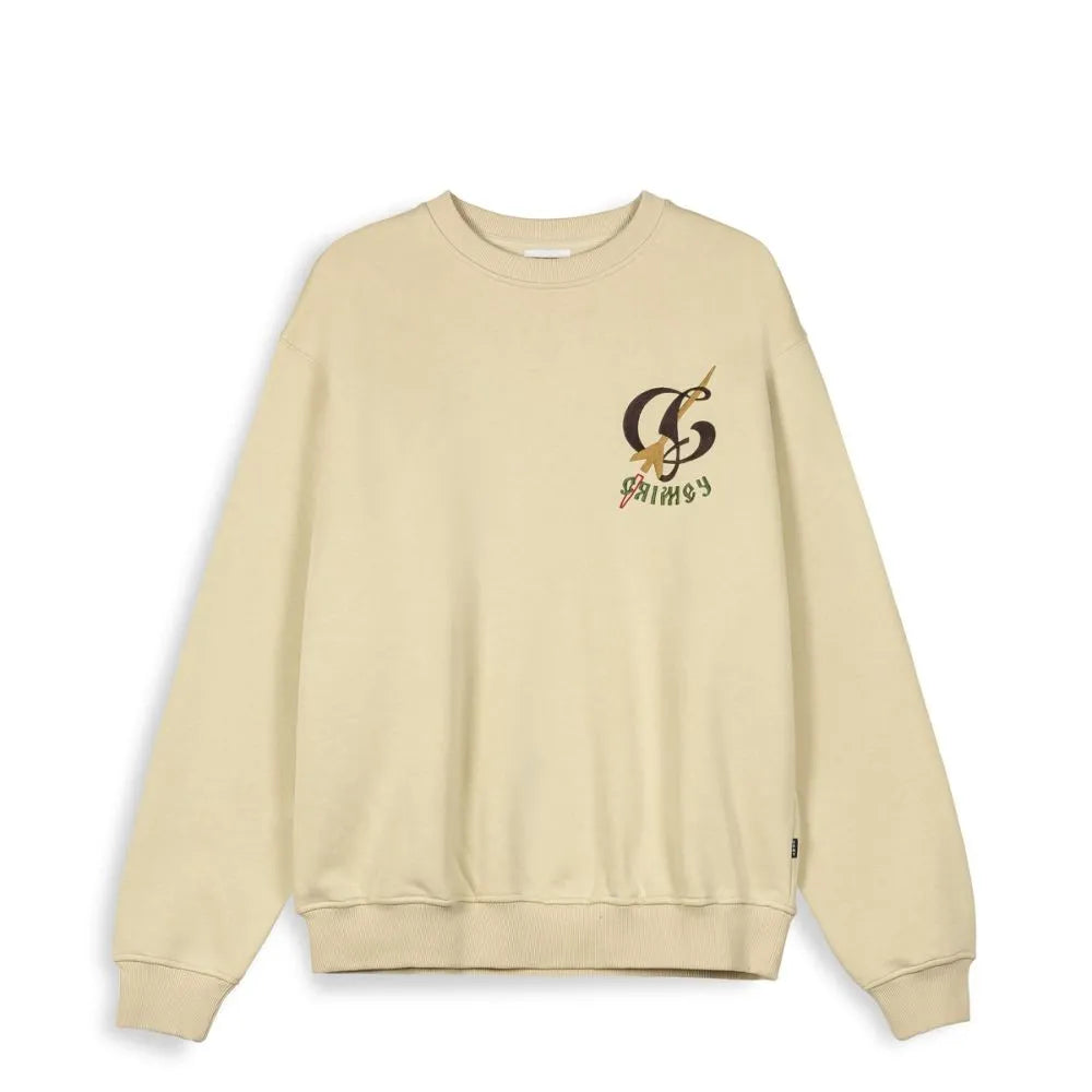 GRIMEY THE LOWER DEPTHS TOCHKA SUDADERA VINTAGE CREWNECK CREMA