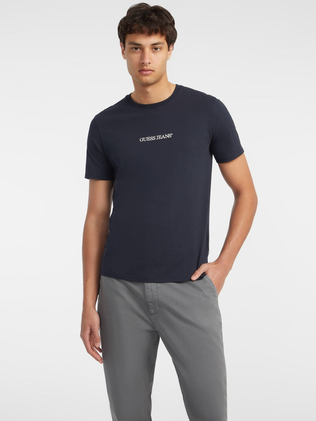 GUESS CAMISETA SLIM FIT NEGRA