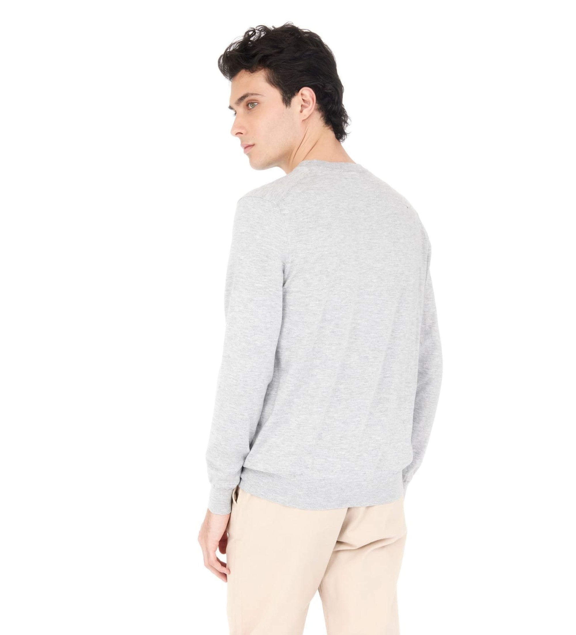 GUESS FABIAN JERSEY REGULAR FIT GRIS