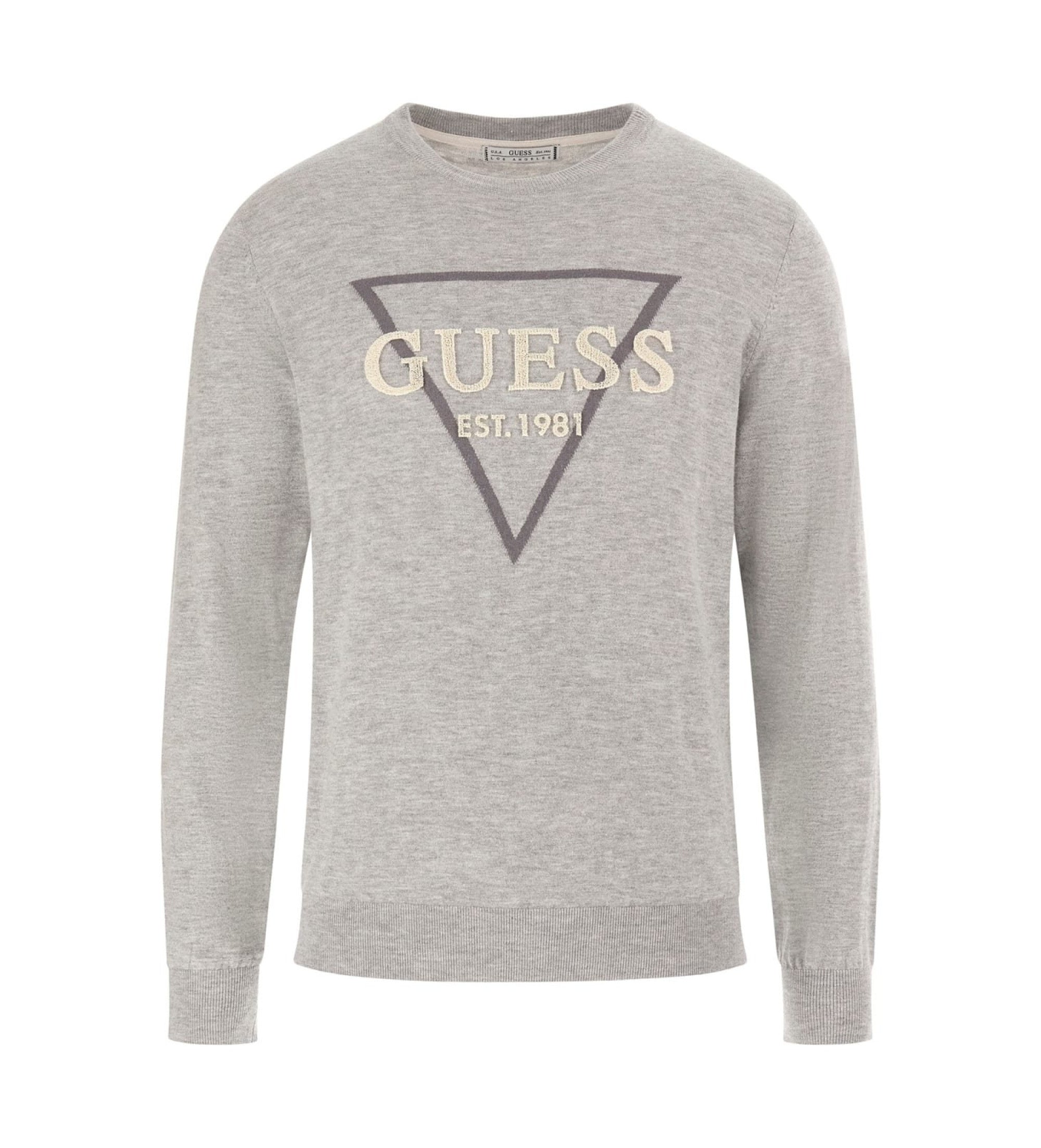 GUESS FABIAN JERSEY REGULAR FIT GRIS