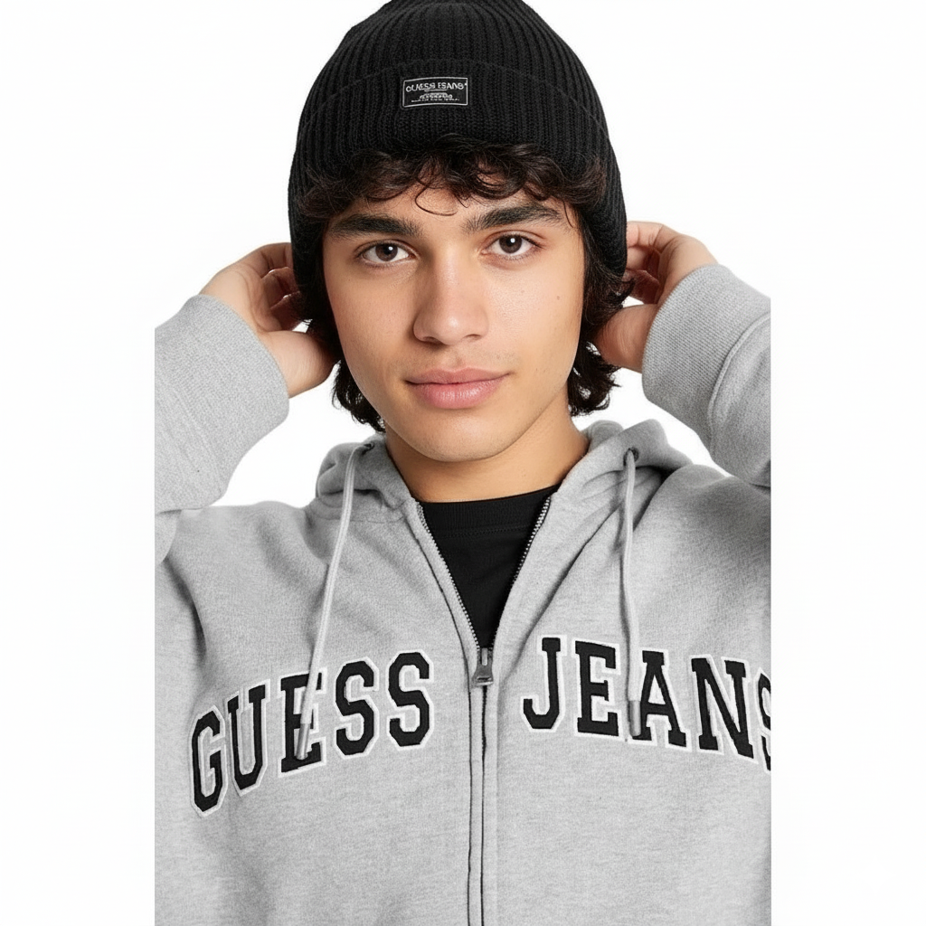 GUESS JEANS GORRO NEGRO