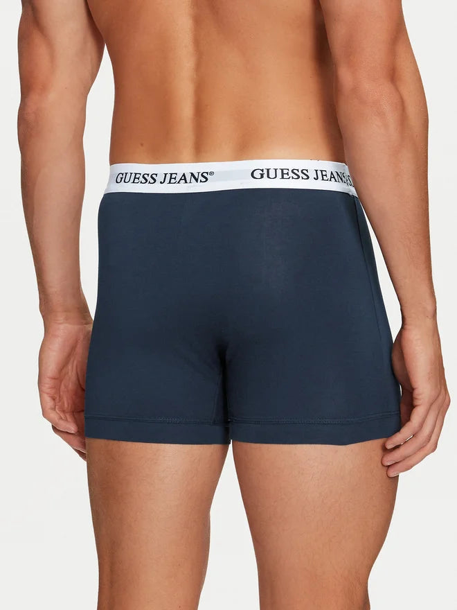 GUESS JEANS PACK 3 CALZONCILLO SLIM FIT AZUL MARINO