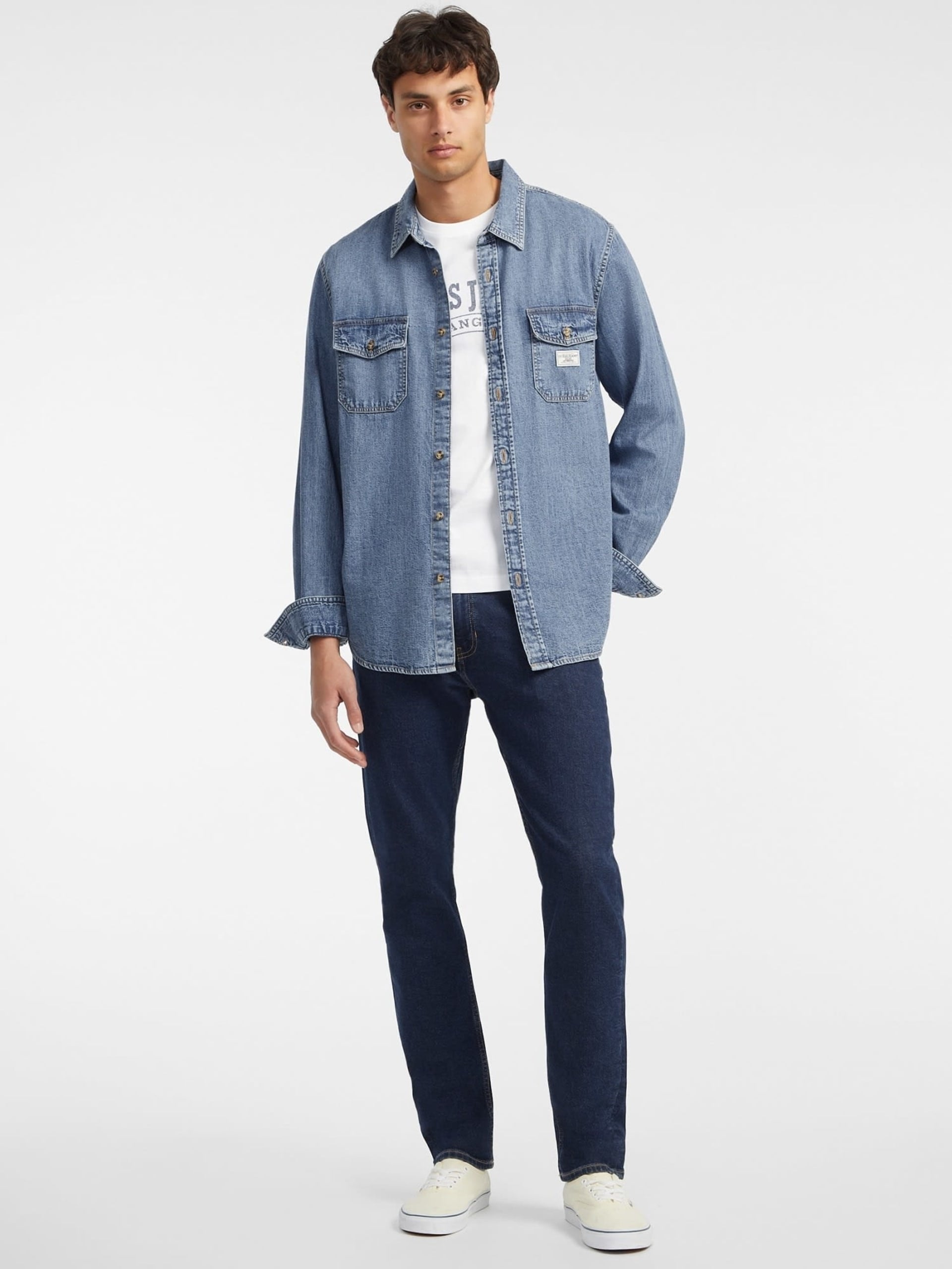 GUESS JEANS VAQUERO SLIM FIT AZUL