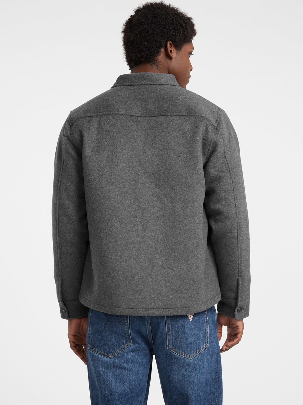 GUESS JEANS SOBRECAMISA REGULAR FIT GRIS