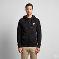 GUESS JEANS SUDADERA CON CREMALLERA REGULAR FIT NEGRA