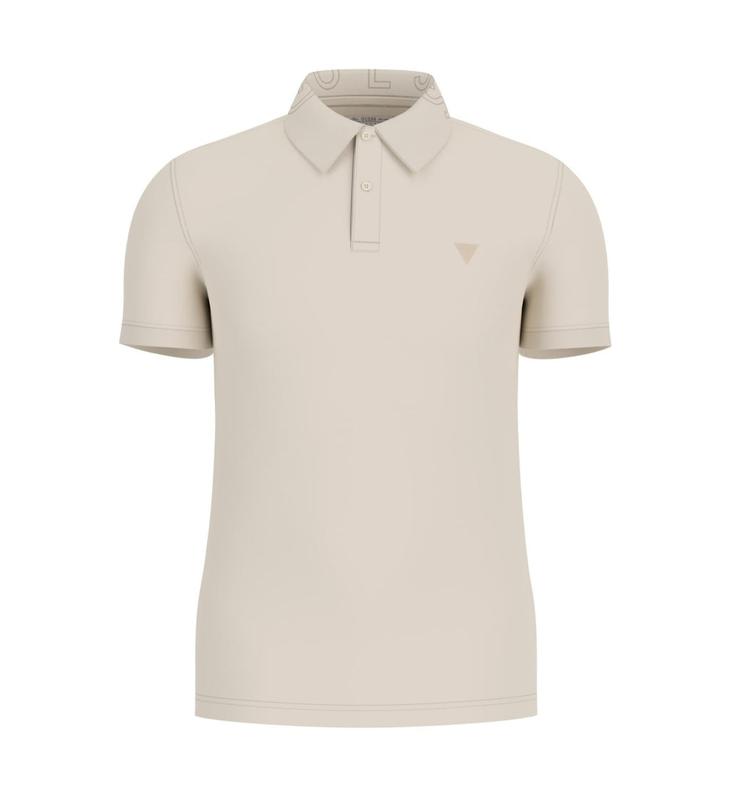 GUESS NOLAN POLO REGULAR FIT BEIGE