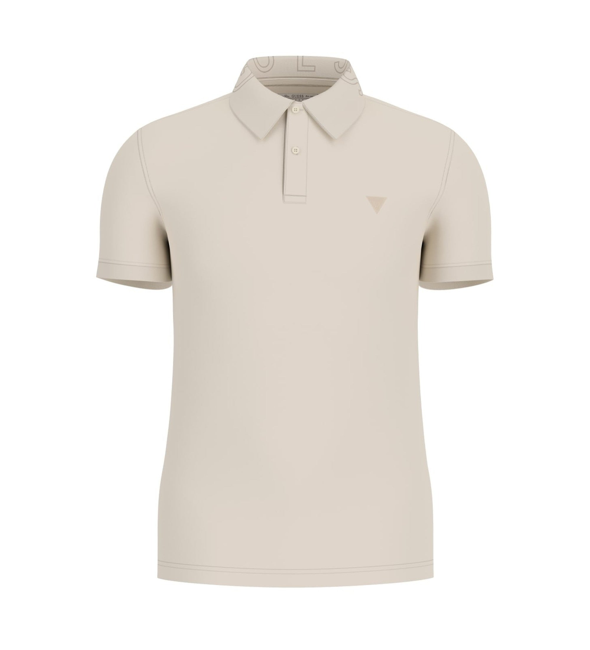 GUESS NOLAN POLO REGULAR FIT BEIGE