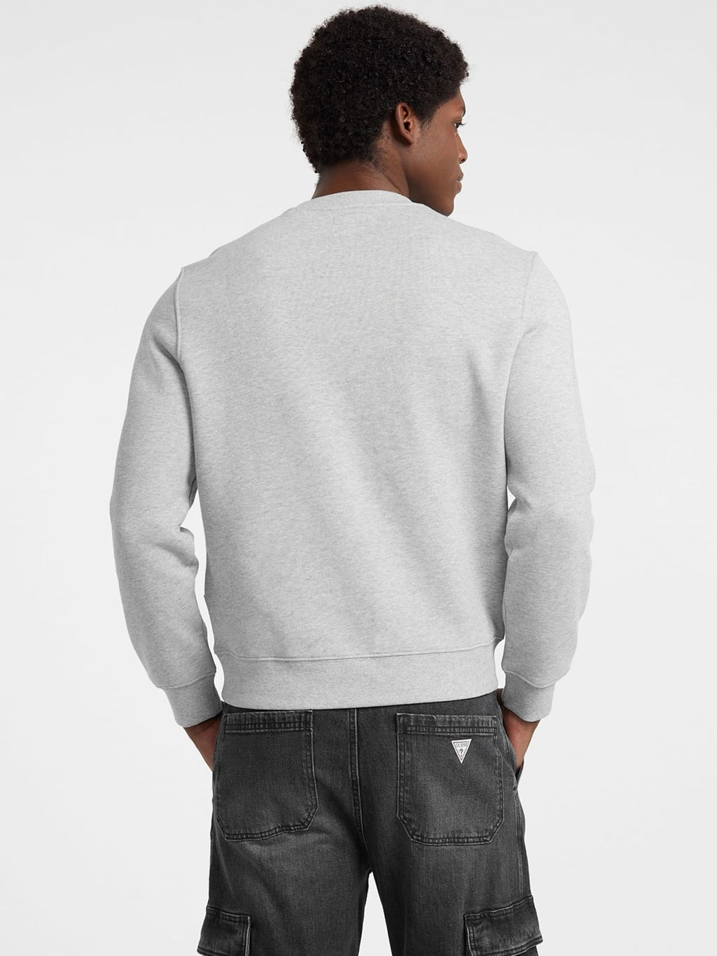 GUESS JEANS SUDADERA SLIM FIT GRIS