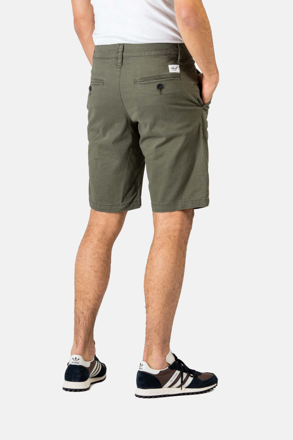 REELL FLEX GRIP CHINO BERMUDA OLIVE