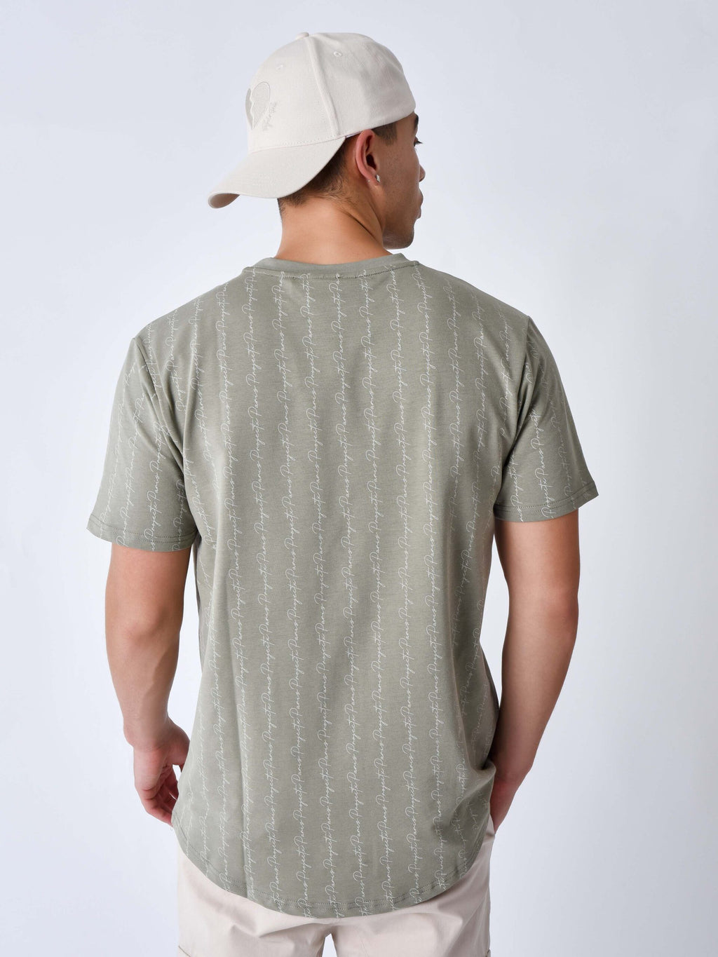 PROJECT X PARIS CAMISETA ESTAMPADA INK DRIP CAQUI