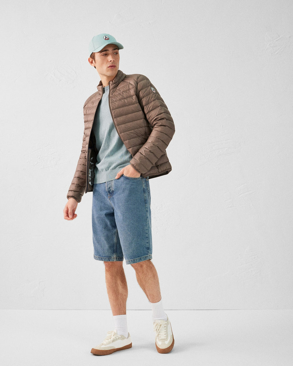 JOTT MATT CHAQUETA PLUMÍFERO CORTE CLÁSICO TAUPE