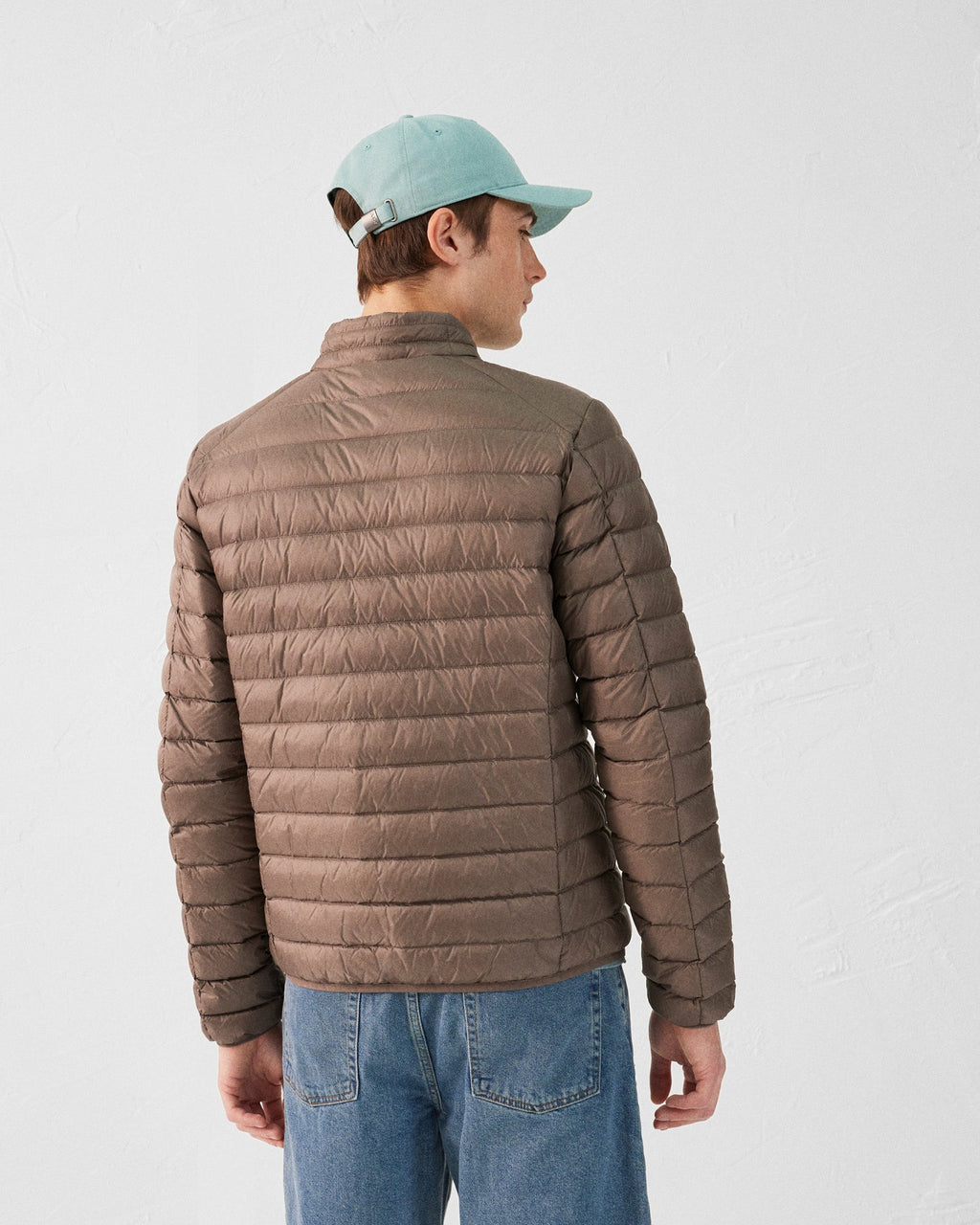 JOTT MATT CHAQUETA PLUMÍFERO CORTE CLÁSICO TAUPE