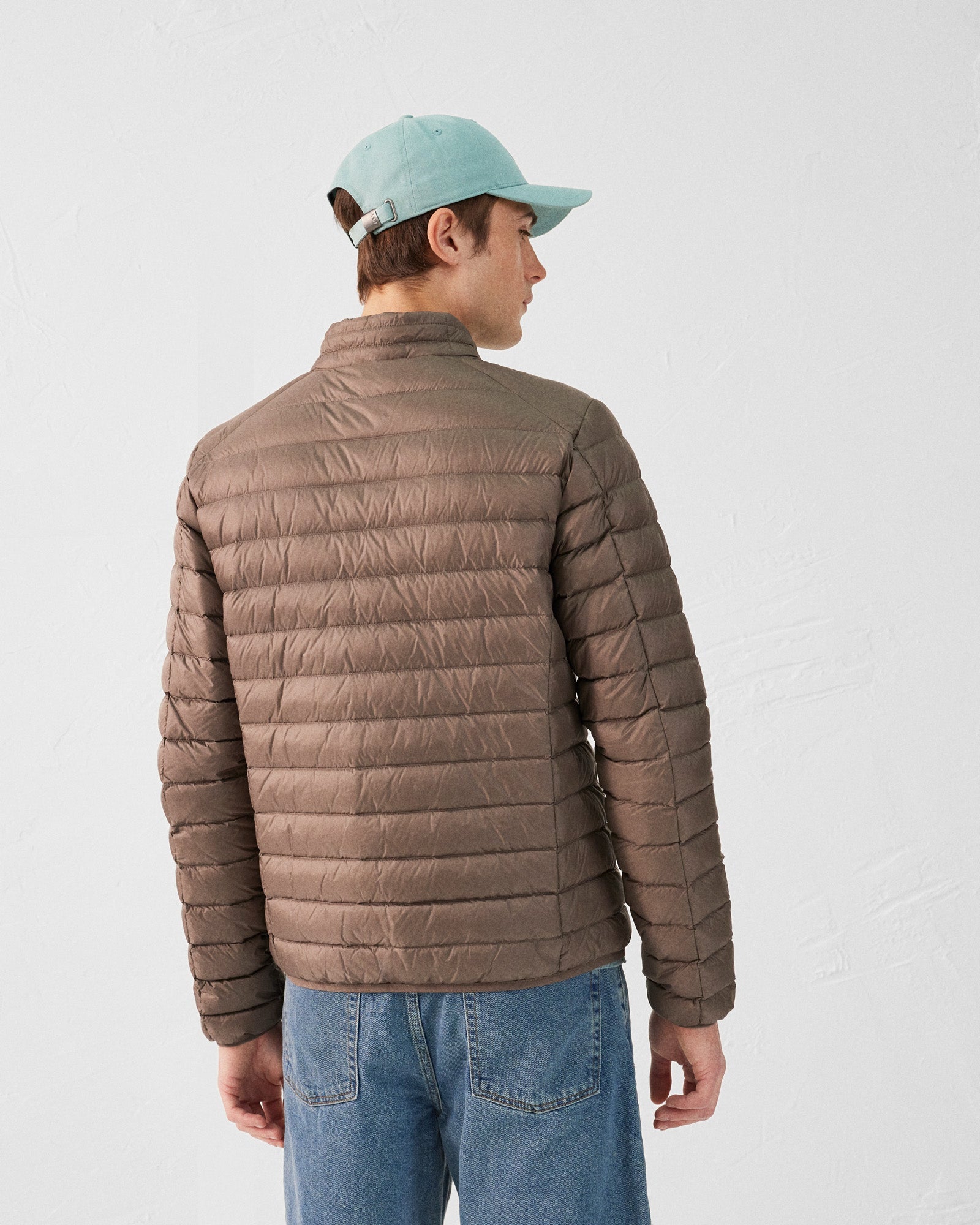 JOTT MATT CHAQUETA PLUMÍFERO CORTE CLÁSICO TAUPE