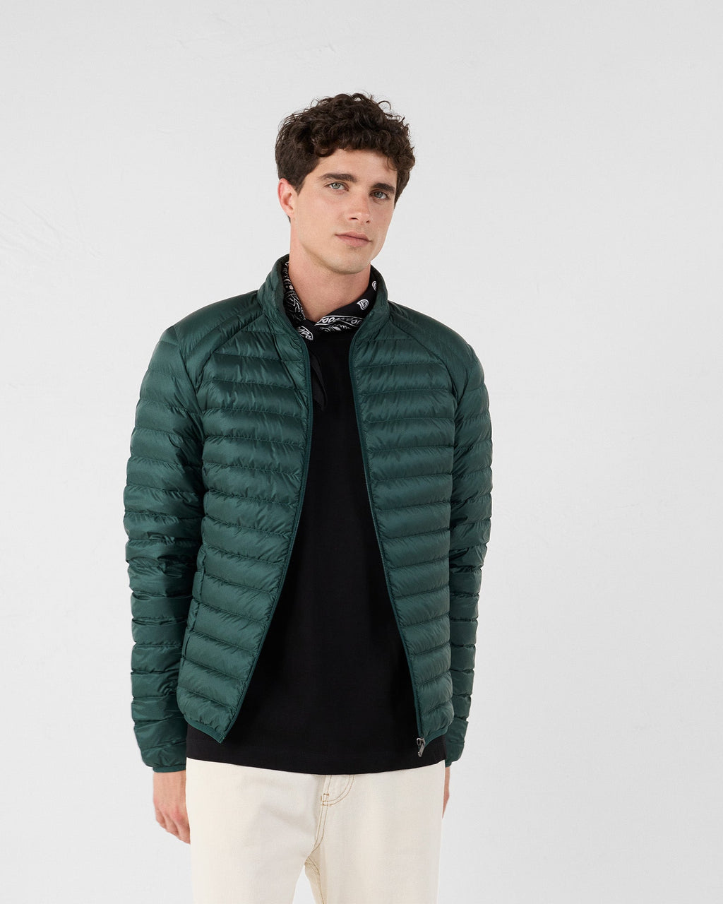 JOTT MATT CHAQUETA PLUMÍFERO CORTE CLÁSICO VERDE BOSQUE