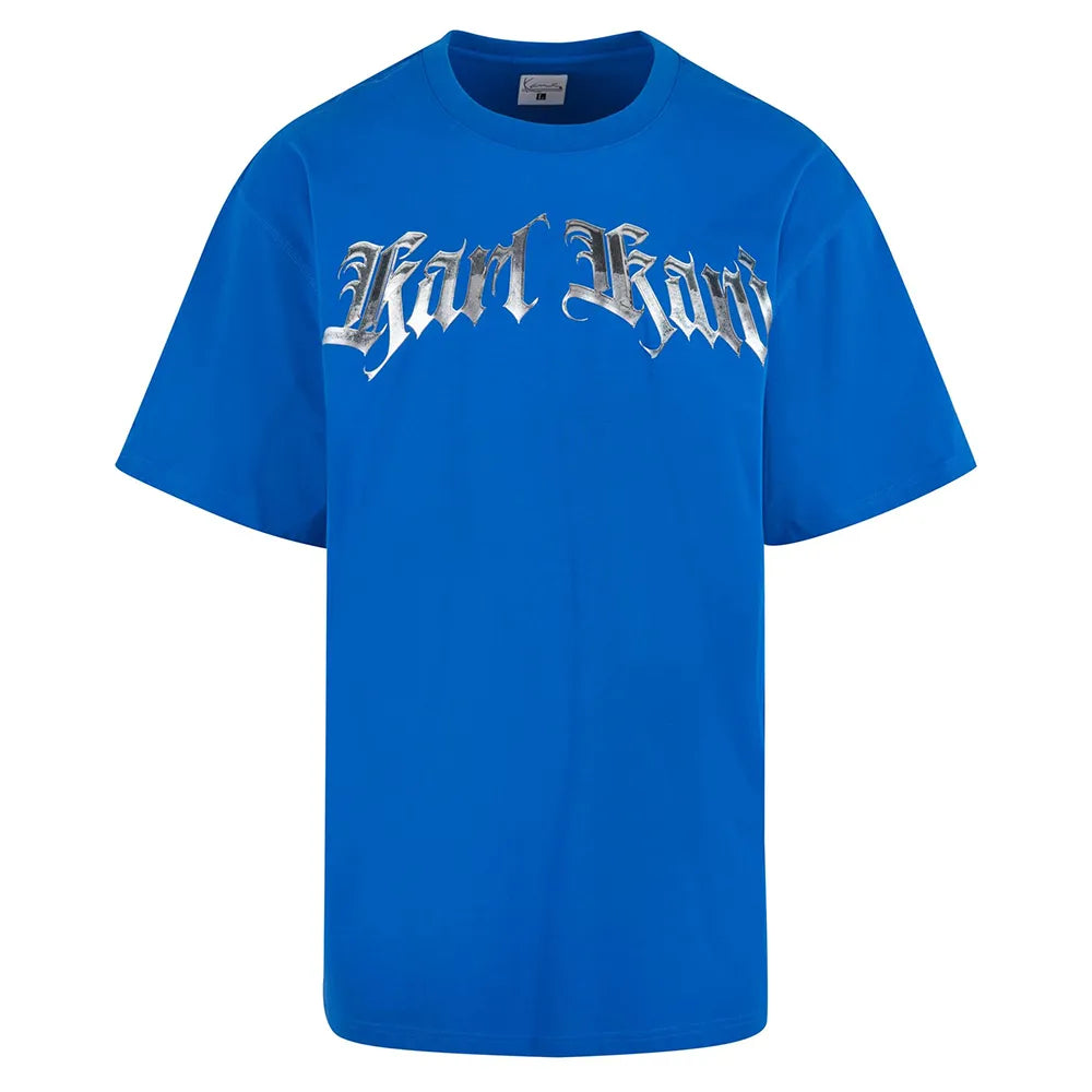 KARL KANI OLD ENGLISH CHROME TEE CAMISETA REGULAR FIT AZUL