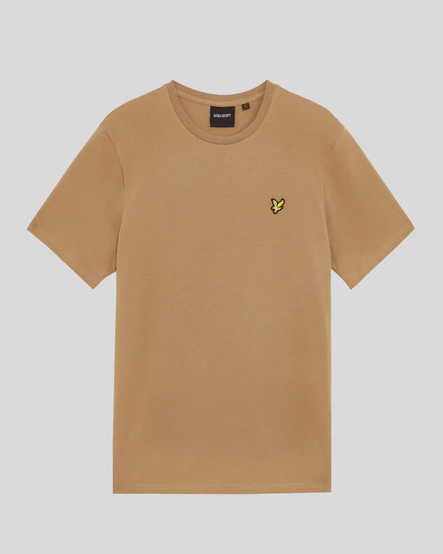 LYLE & SCOTT CAMISETA UNISEX CAMISETA REGULAR FIT CAMEL