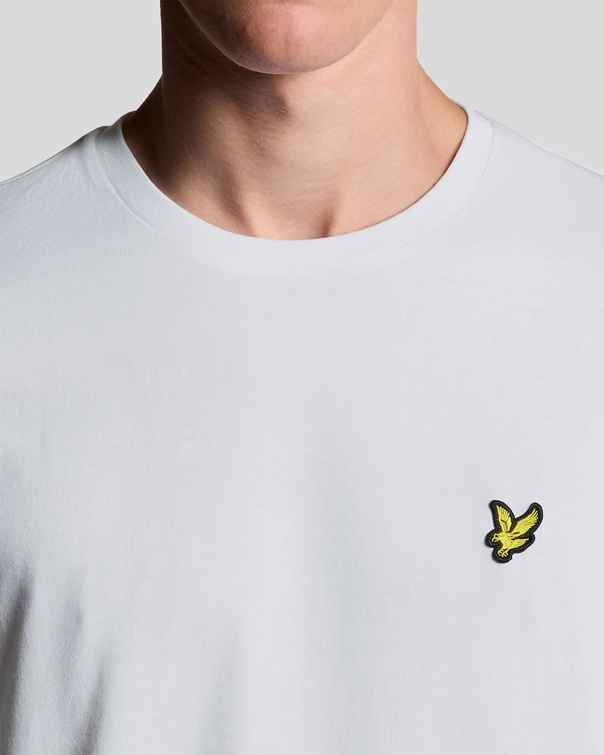LYLE & SCOTT CAMISETA UNISEX CAMISETA REGULAR FIT BLANCA
