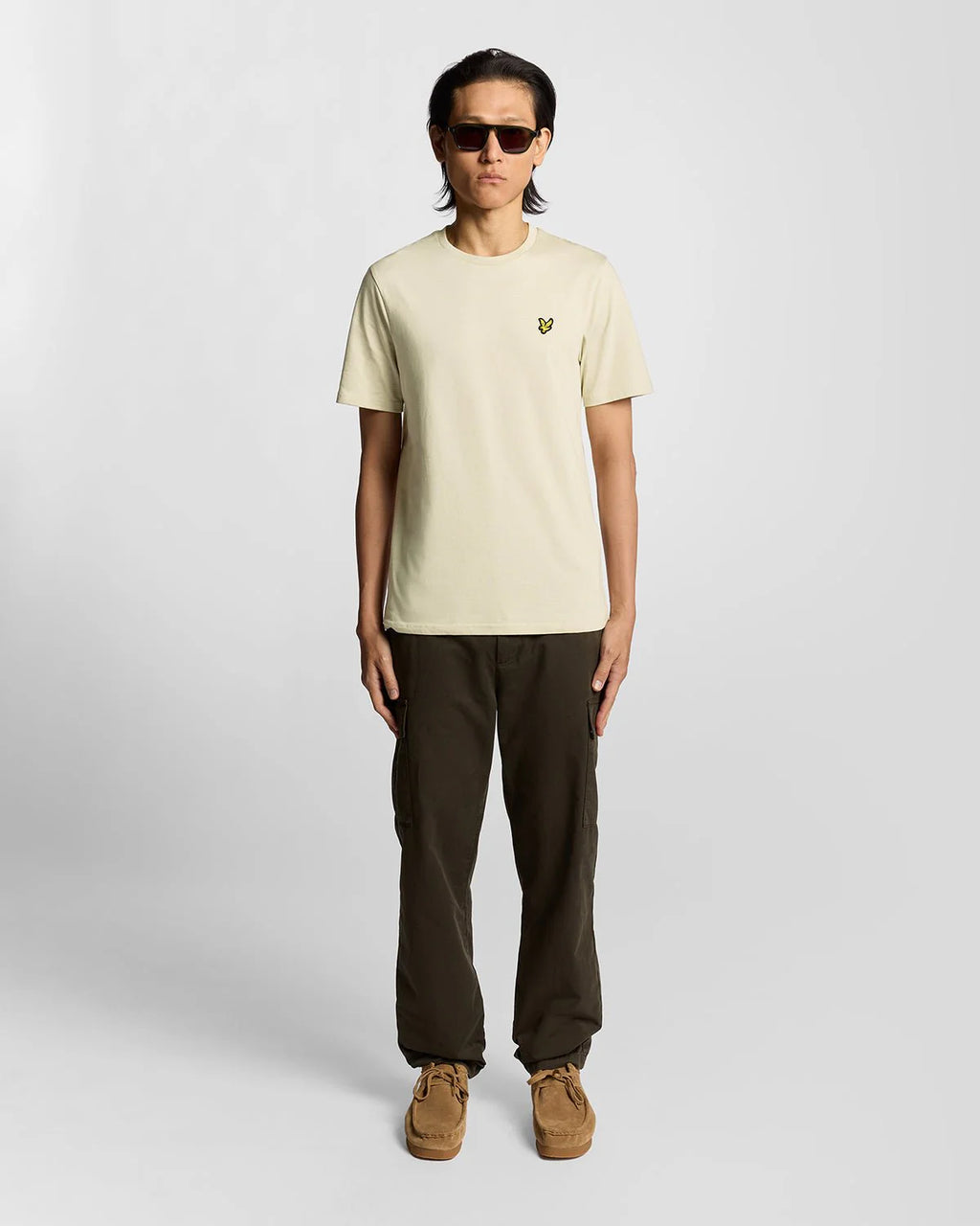 LYLE & SCOTT CAMISETA UNISEX CAMISETA REGULAR FIT BEIGE