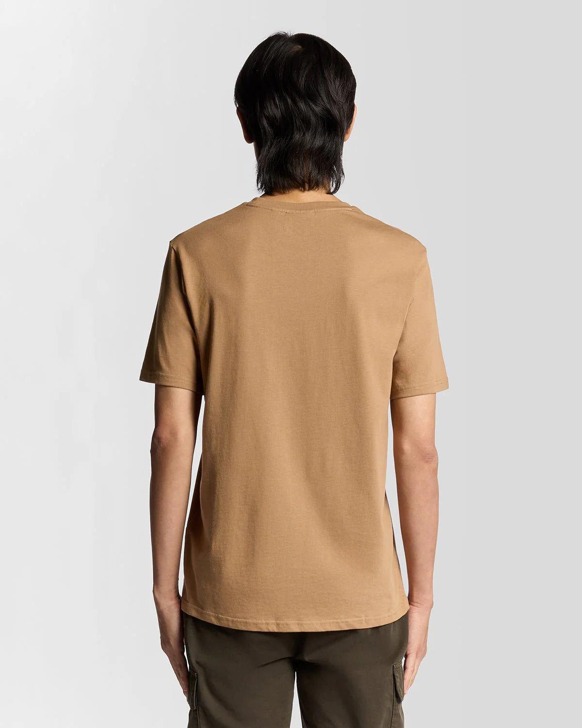 LYLE & SCOTT CAMISETA UNISEX CAMISETA REGULAR FIT CAMEL