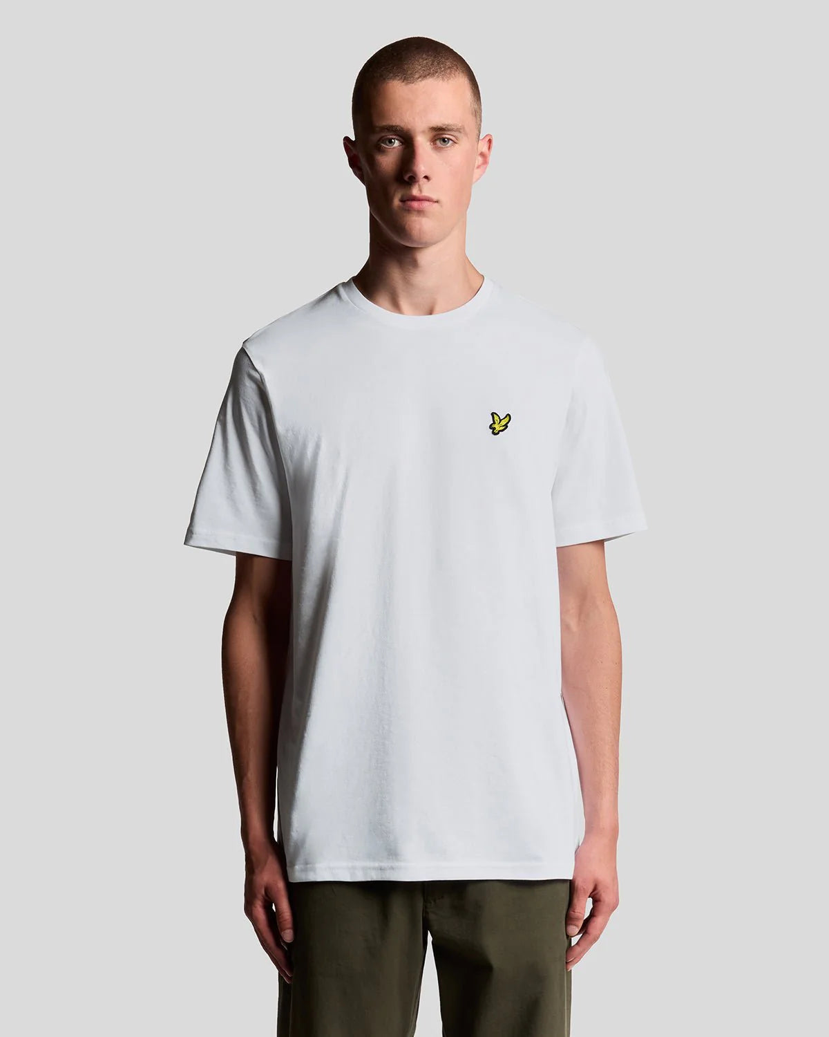 LYLE & SCOTT CAMISETA UNISEX CAMISETA REGULAR FIT BLANCA